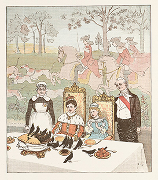 Sing a Song of Sixpence - Plate 5