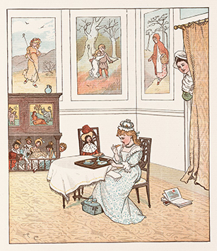 Sing a Song of Sixpence - Plate 7