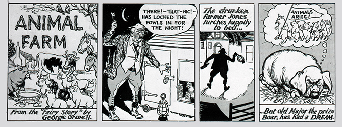 Animal Farm Cartoon Strip
