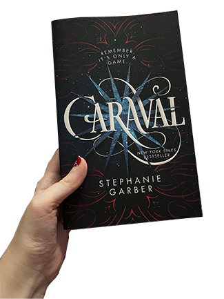 A.R. Tivadar's copy of Caraval