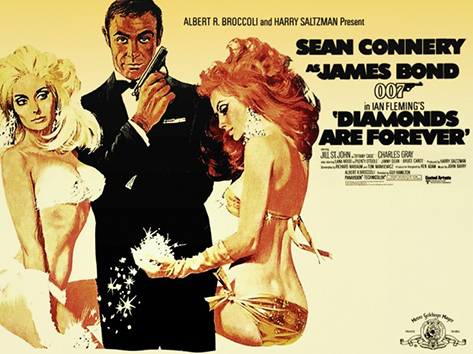 Diamonds are Forever Character Poster