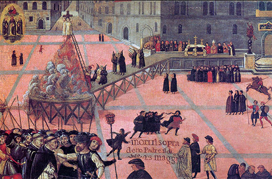The Execution of Fra Girolamo Savonarola, May 22 1498