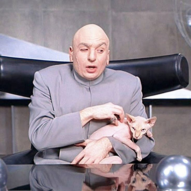 Mike Myers as Dr Evil in Austen Powers