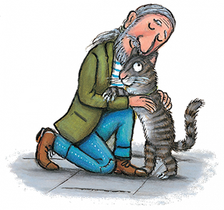 Tabby McTat and Fred
