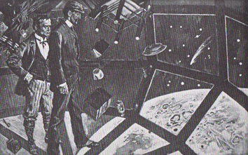 Carvor and Bedford in glass sphere