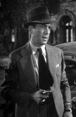 Humphrey Bogart as Philip Marlowe