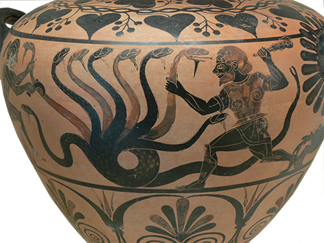 Heracles Fighting the Hydra