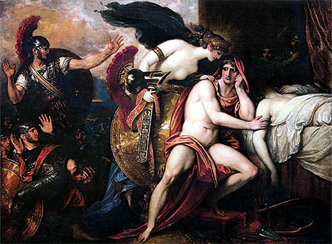Thetis Bringing Armour to Achilles by Benjamin West 1806