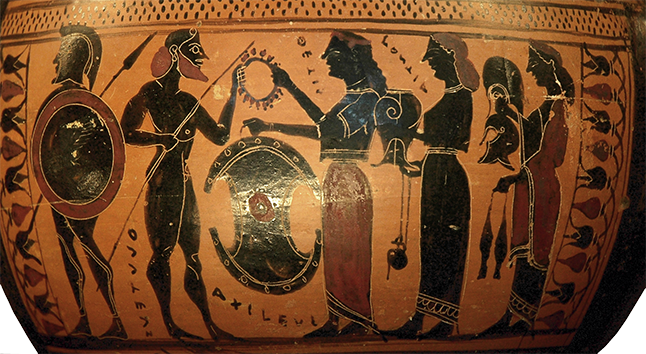 Thetis Delivers New Armour to Achilles c575 BCE