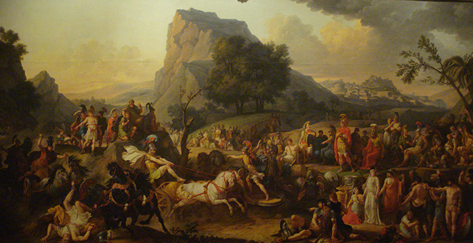 Achilles the Vanquisher of Hector by Peter Paul Rubens - 1630