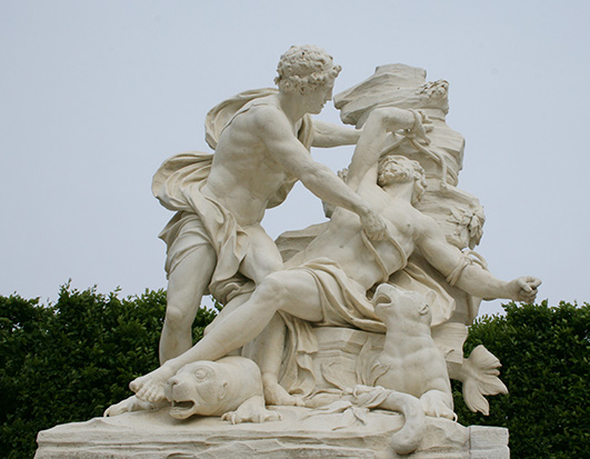 Aristaeus Fettering Proteus by Sebastien Slodtz, circa 1695-1700