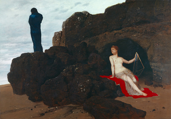 Ulysses and Calypso by Arnold Bocklin, 1881