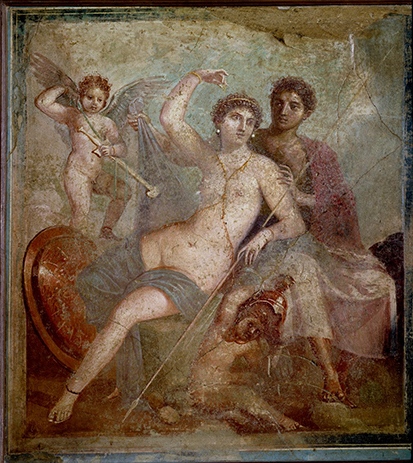 ‘Ares and Aphrodite Accompanied by Loves Playing with the Weapons of the God’, Villa De Mars And Venus, Pompeii, 1st Century CE