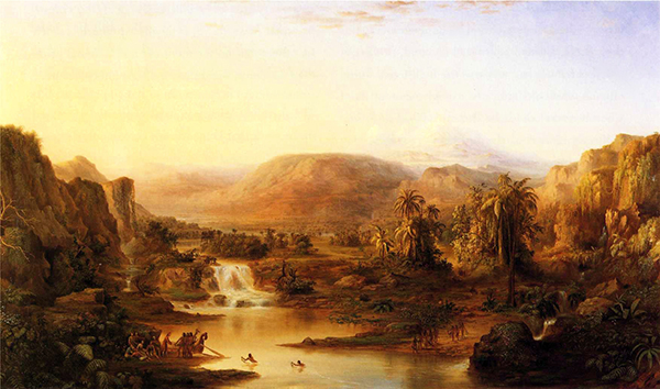 ‘Land of the Lotus Eaters’, Robert Duncanson, 1861