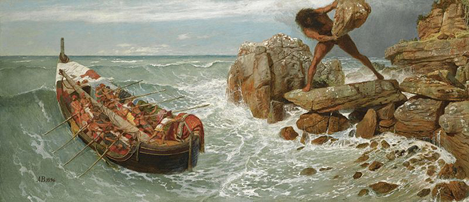 ‘Odysseus and Polyphemus’, Arnold Bocklin