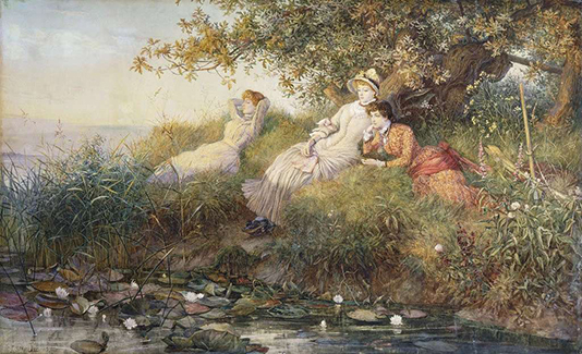 ‘The Lotus Eaters’, Charles Joseph Staniland, 1883