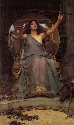 ‘Circe Offering the Cup to Odysseus’, J.W. Waterhouse, 1890