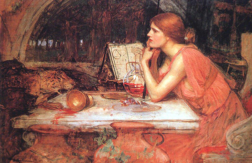 ‘The Sorceress’, J.W. Waterhouse, 1913