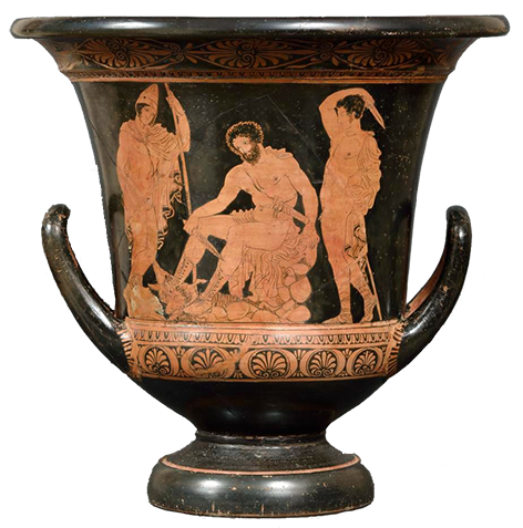 ‘Odysseus in the Underworld Krater’, Dolon Painter, 4th Century BCE