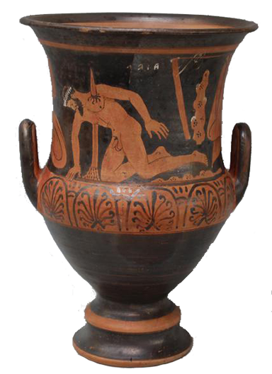 ‘The Suidice of Ajax’, Etruscan, circa 400 - 350 BCE