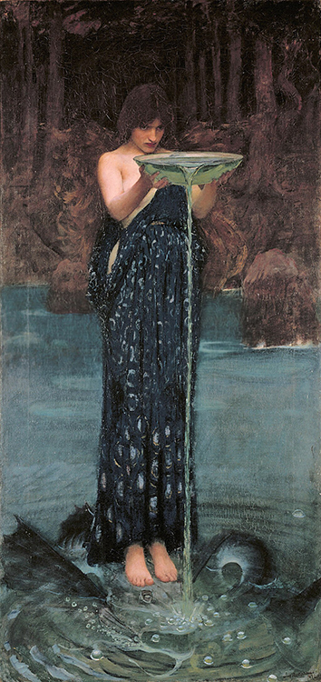 ‘Circe Invidiosa’ by John William Waterhouse, 1892