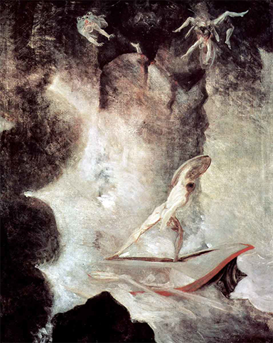 ‘Odysseus in Front of Scylla and Charybdis’, Henri Fuseli, 1794-1796