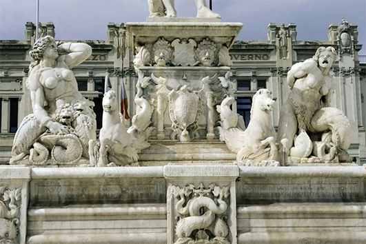 ‘Scylla and Charybdis - Neptune Fountain, Messina’, Giovanangelo Montorsoli, 1557