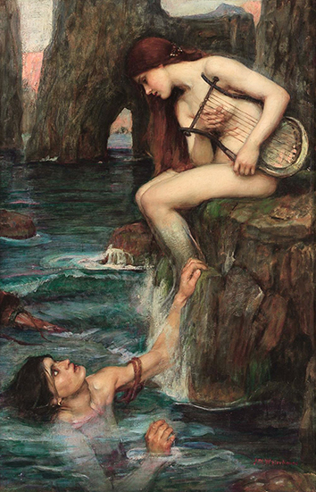 ‘The Siren’, John William Waterhouse, 1900