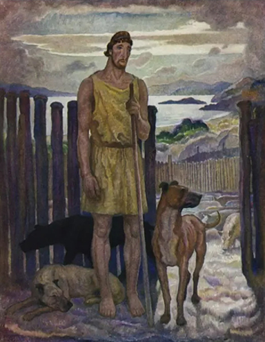 ‘Eumaeus, the Swinherd’, Newell Convers Wyeth, 1929