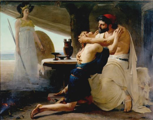 ‘Odysseus and Telemarchus’, Lionel Royer, 1880