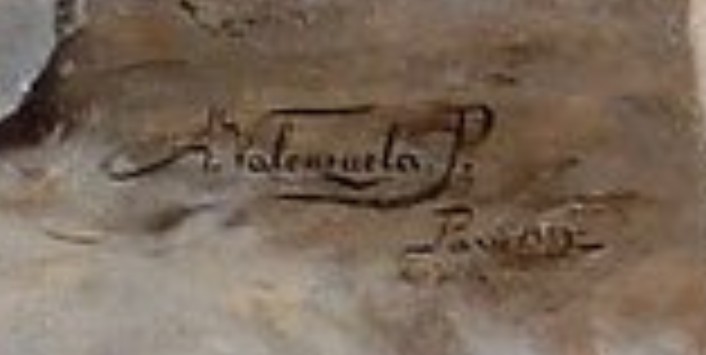 Signature of Alfredo Valenzuela Puelma