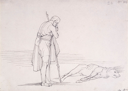 ‘Ulysses and his Dog’, John Flaxman, 1792