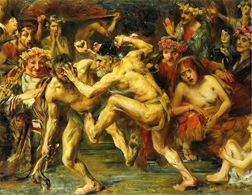 ‘Odysseus Fights the Beggar Irus’, Lovis Corninth, 1903
