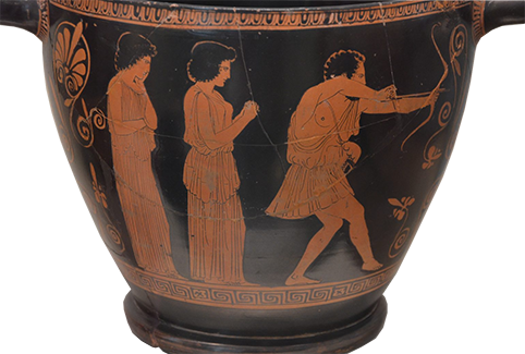 ‘Odysseus Slays the Suitors of his Wife Penelope’, c440BCE