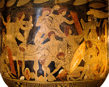 ‘Slaughter of the Suitors’, Ixion Painter, c330BCE